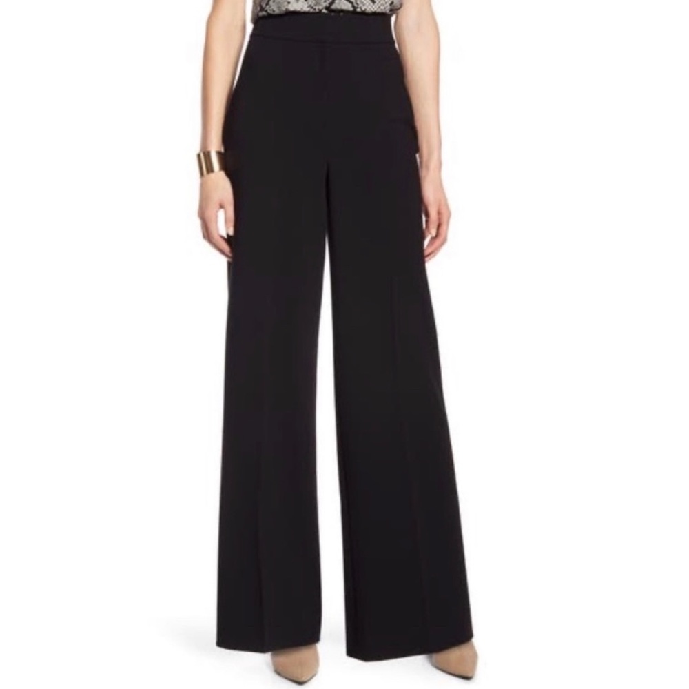 Halogen High Waist Wide Leg Stretch Twill Pants